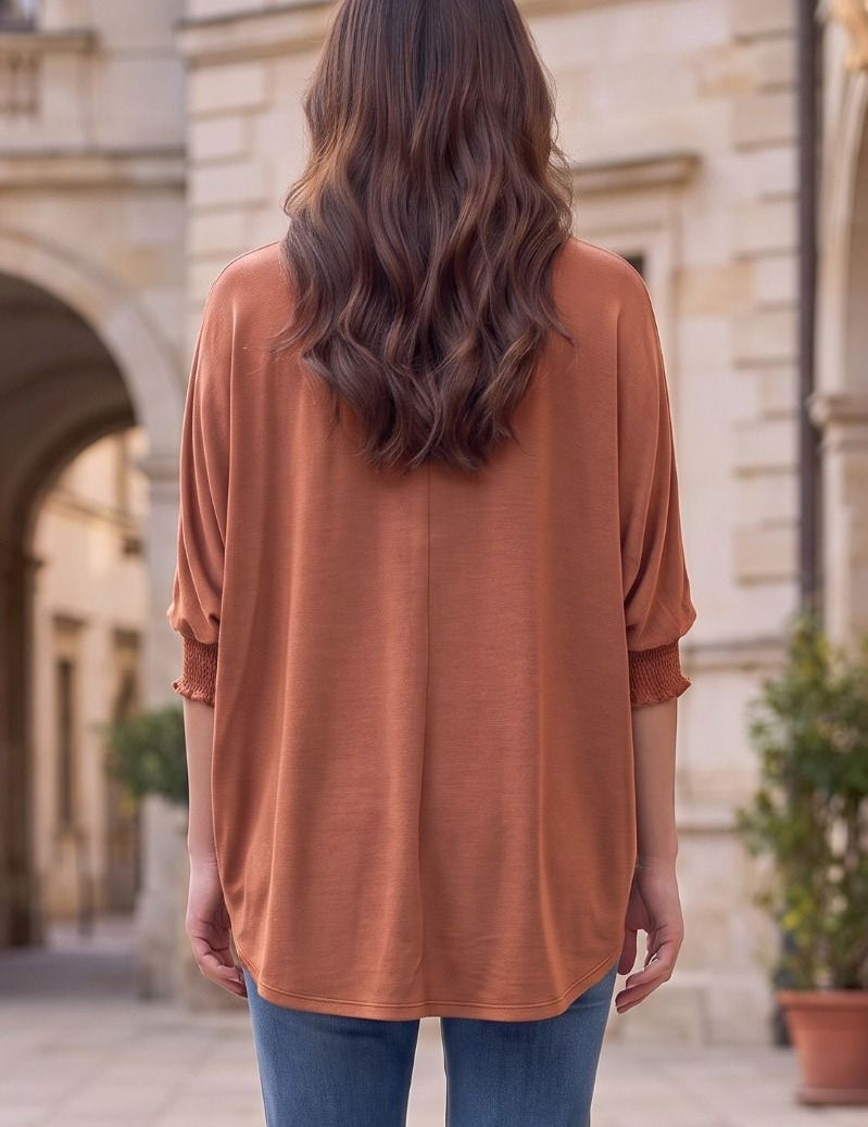 Pretty Little Detour Top - Caramel