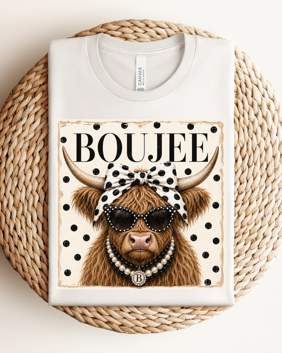 Boujee Belle Cow Tee