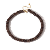 Dana Donut Bead Necklace-Necklace-Pretty Simple