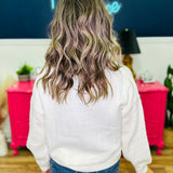 V-Neck Button Front Sequin Cardigan - LAST ONES FINAL SALE