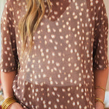 Emma Mesh Tee- Oh Deer - PREORDER