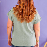Feeling Blessed Top - Sage* FINAL SALE *