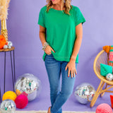 Settle in Seattle Top - Green* FINAL SALE *