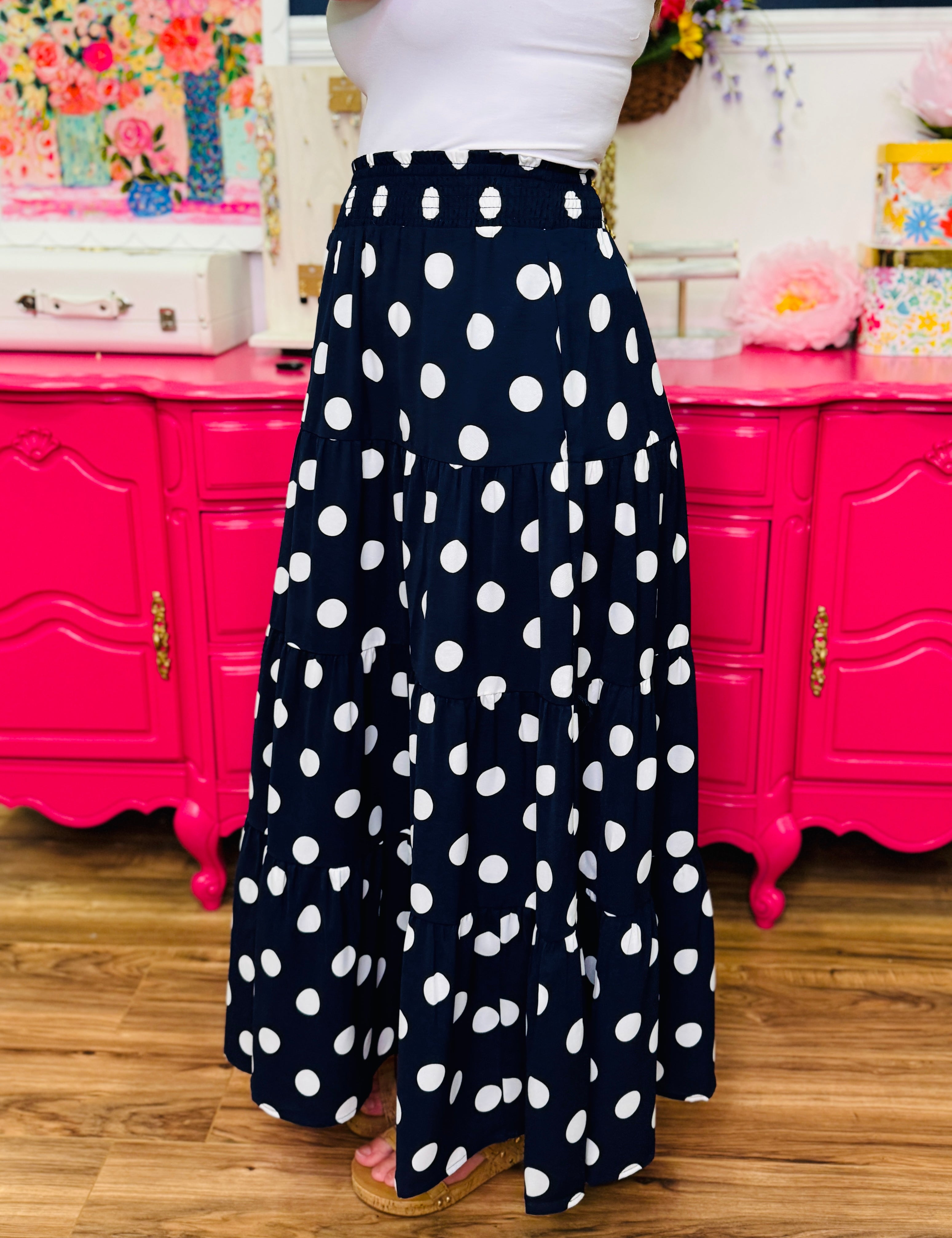 Dots & Daydreams Maxi Skirt