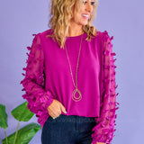 High Standards Top - Magenta* FINAL SALE *