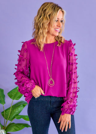 High Standards Top - Magenta - FINAL SALE