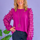 High Standards Top - Magenta* FINAL SALE *