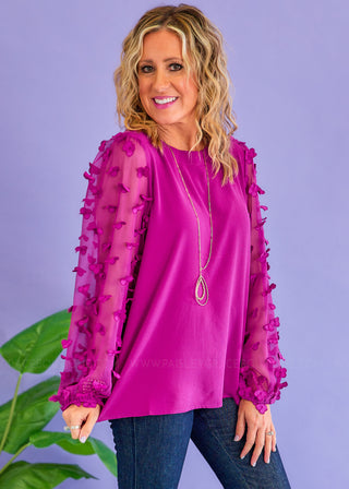 High Standards Top - Magenta - FINAL SALE