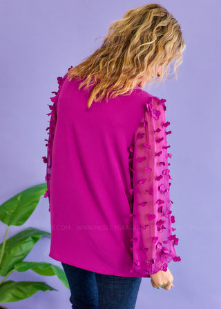 High Standards Top - Magenta - FINAL SALE