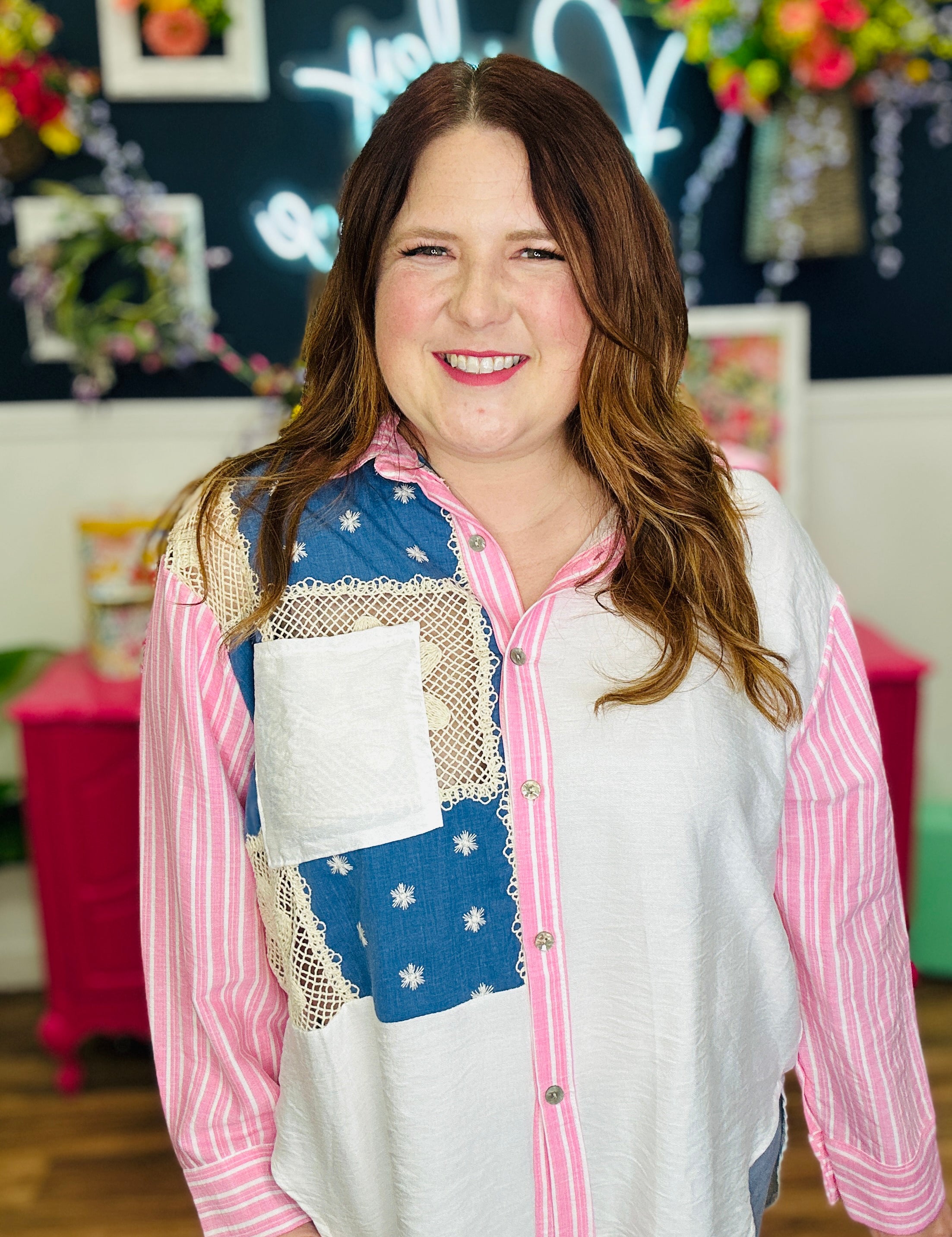 Quilted Charm Top