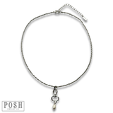 DEAL Chain Necklace With Pearl Drop - 2 Styles