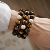 Jenna Chunky Beaded Stretch Bracelet Set – 3 Styles