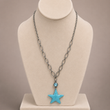 STAR BRIGHT BLUE NECKLACE
