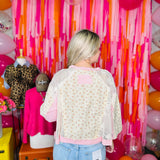 Meadow Lace Dream Top By POL - Peach Pink