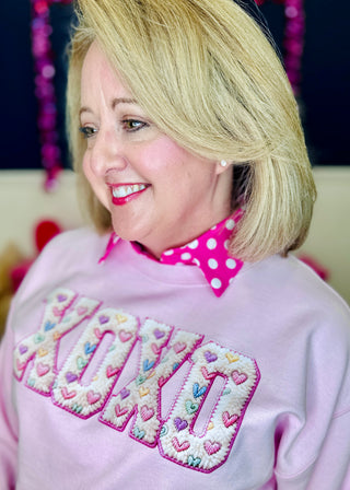 Instant Elevation Collar - Hot Pink Polka Dots