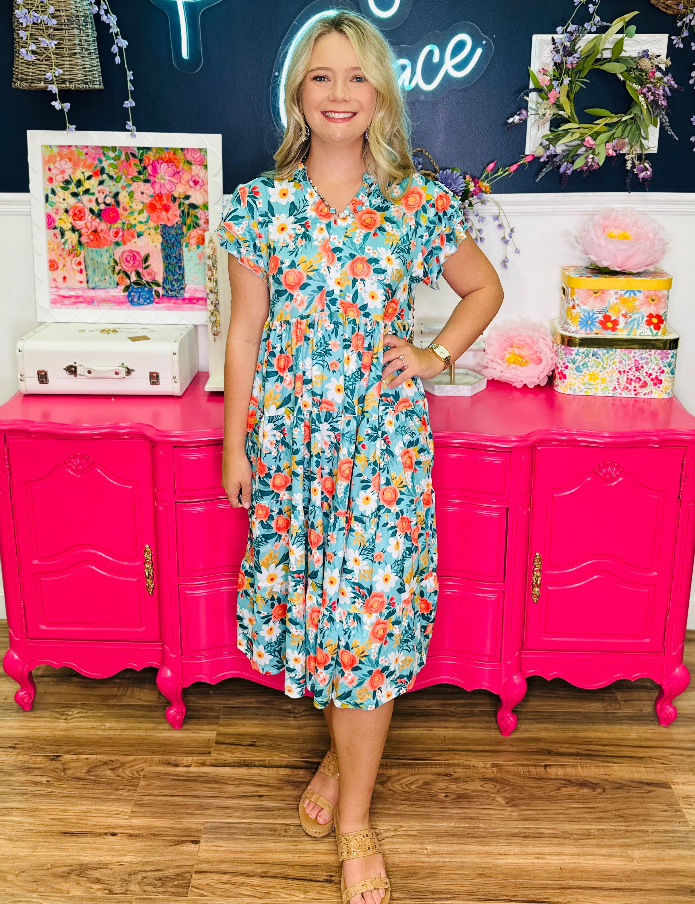 Coconut Crush Midi Dress