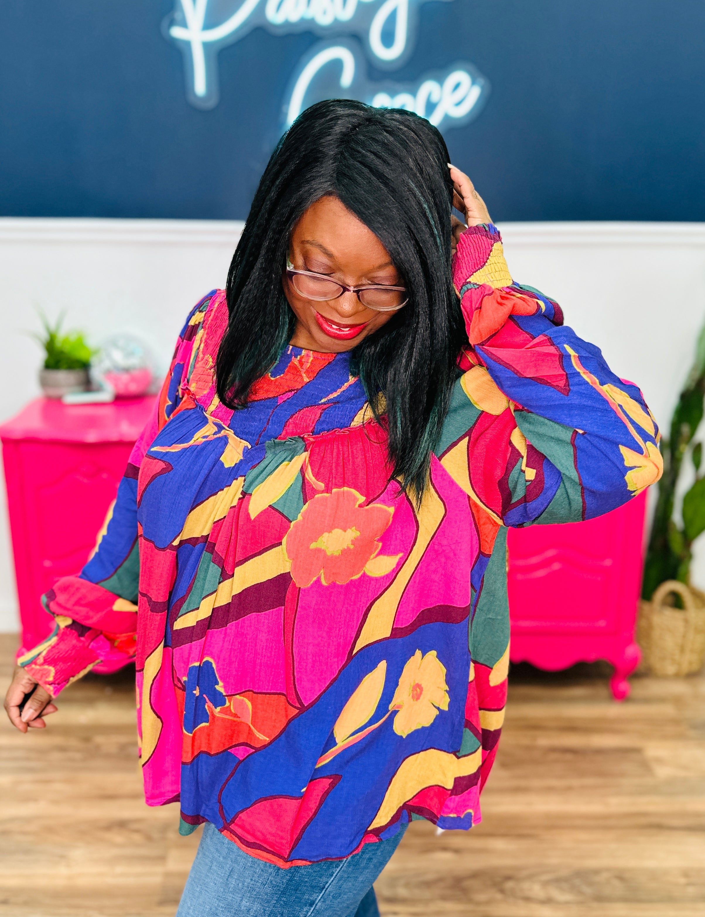 Boogie Down Bloom Top - LAST ONES FINAL SALE