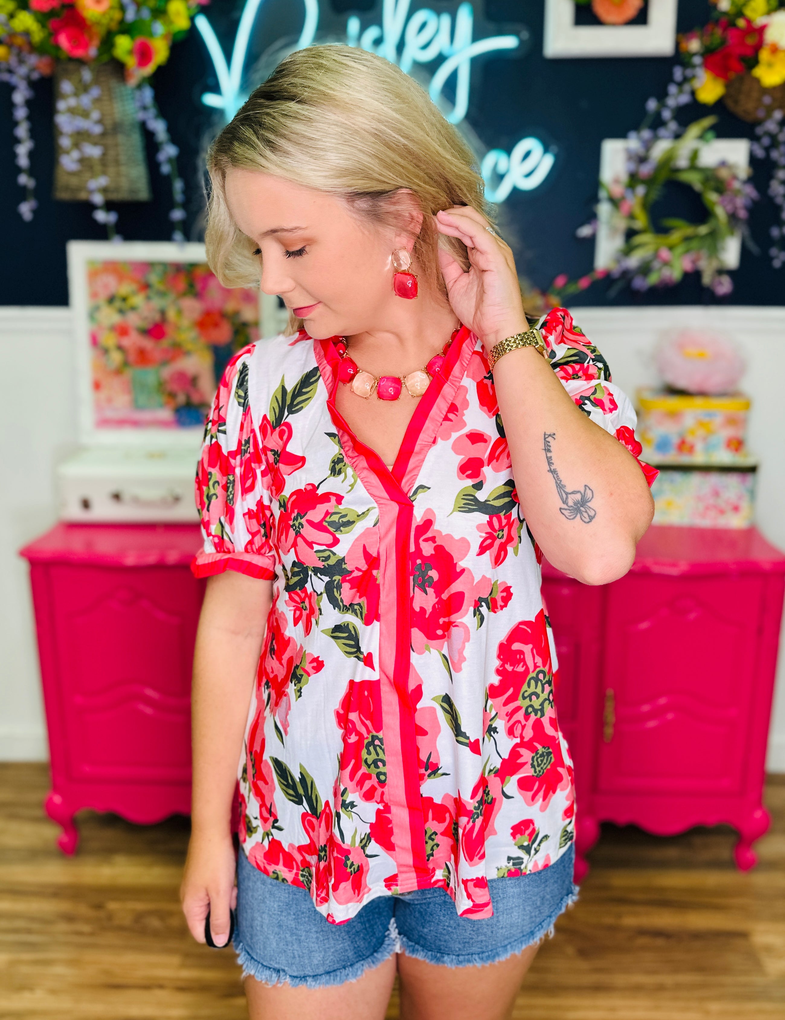 Southern Petals Top