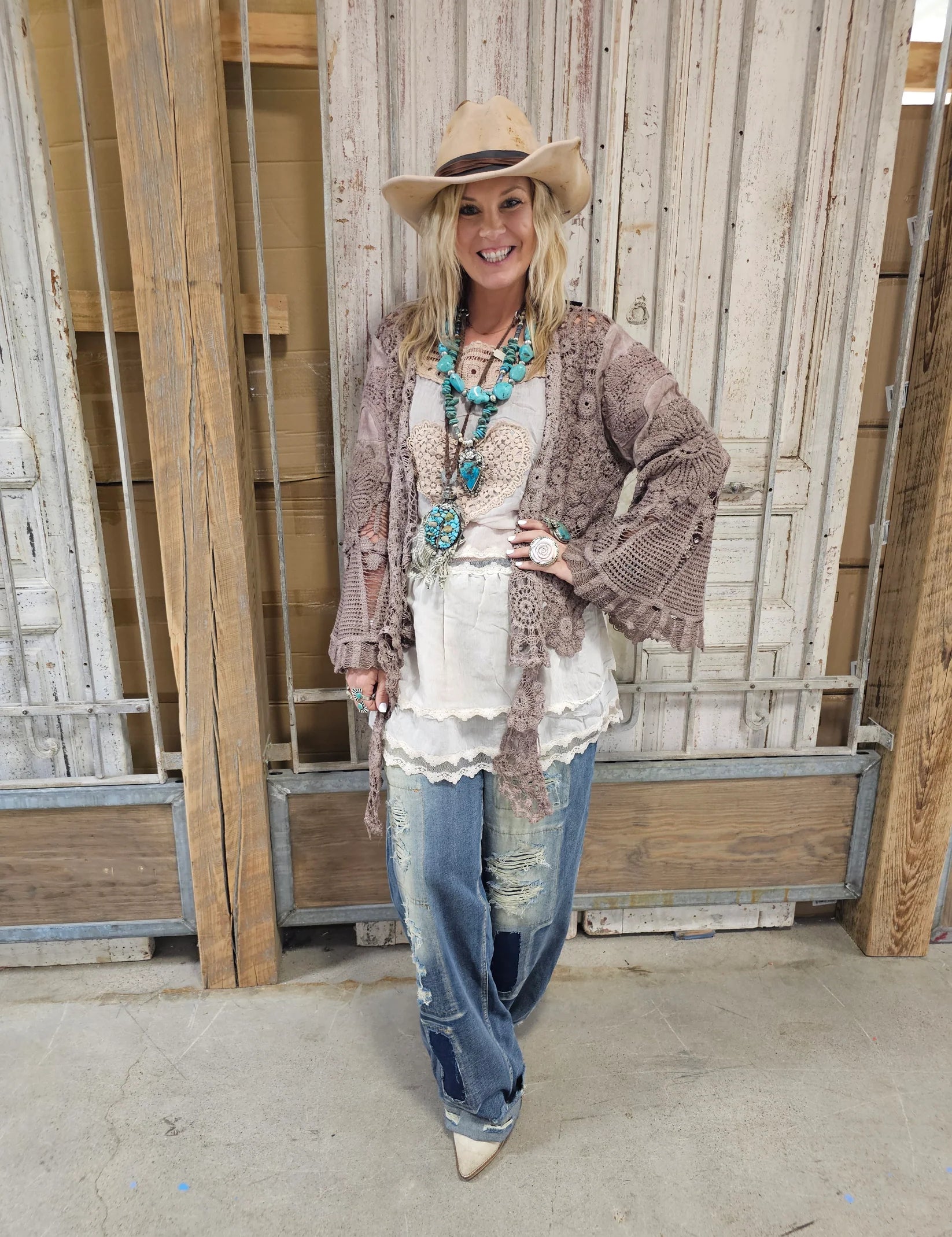 Desert Rose Throw Over PREORDER