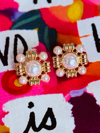Madeline Pearl Earrings