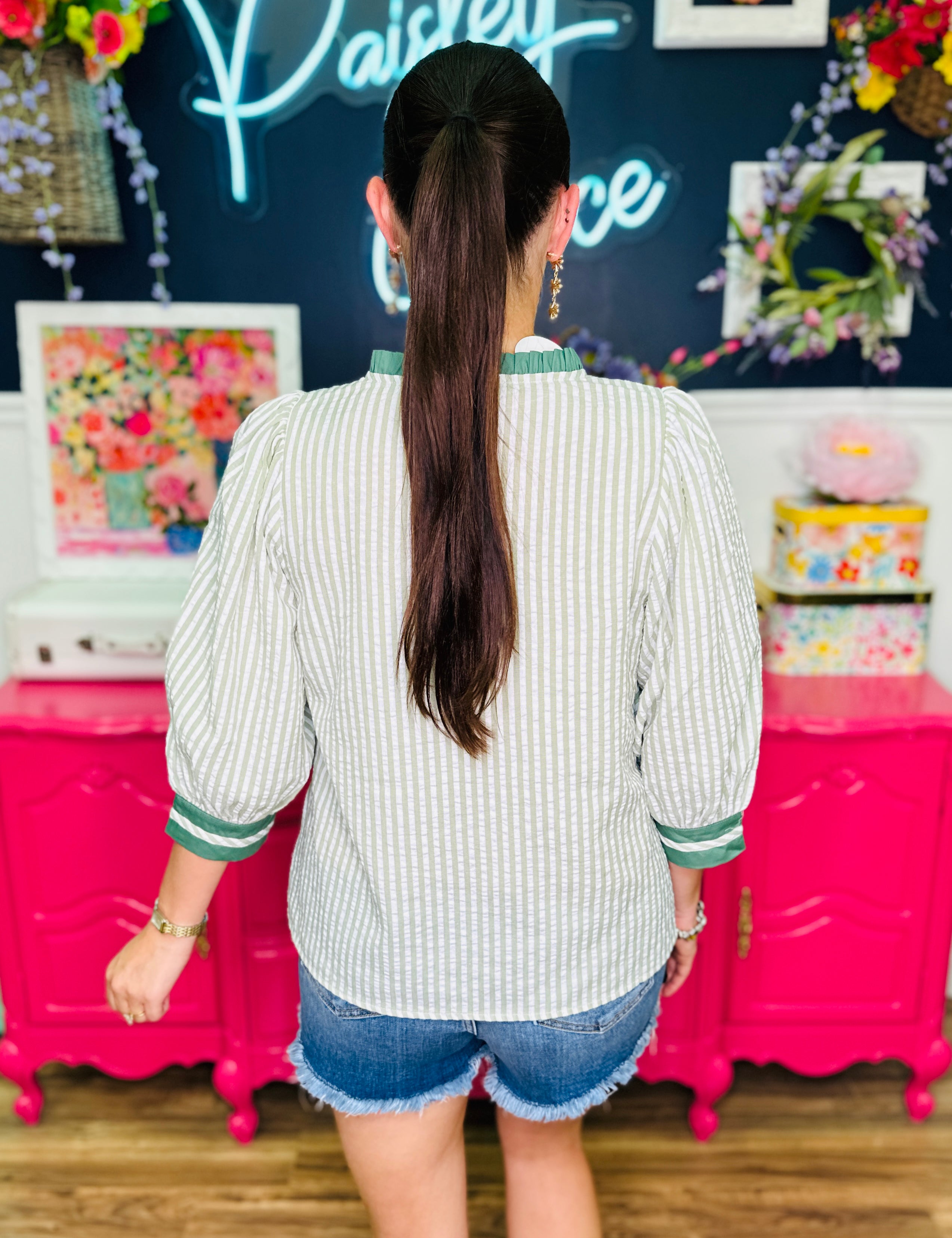 Soft Glow Top - Sage