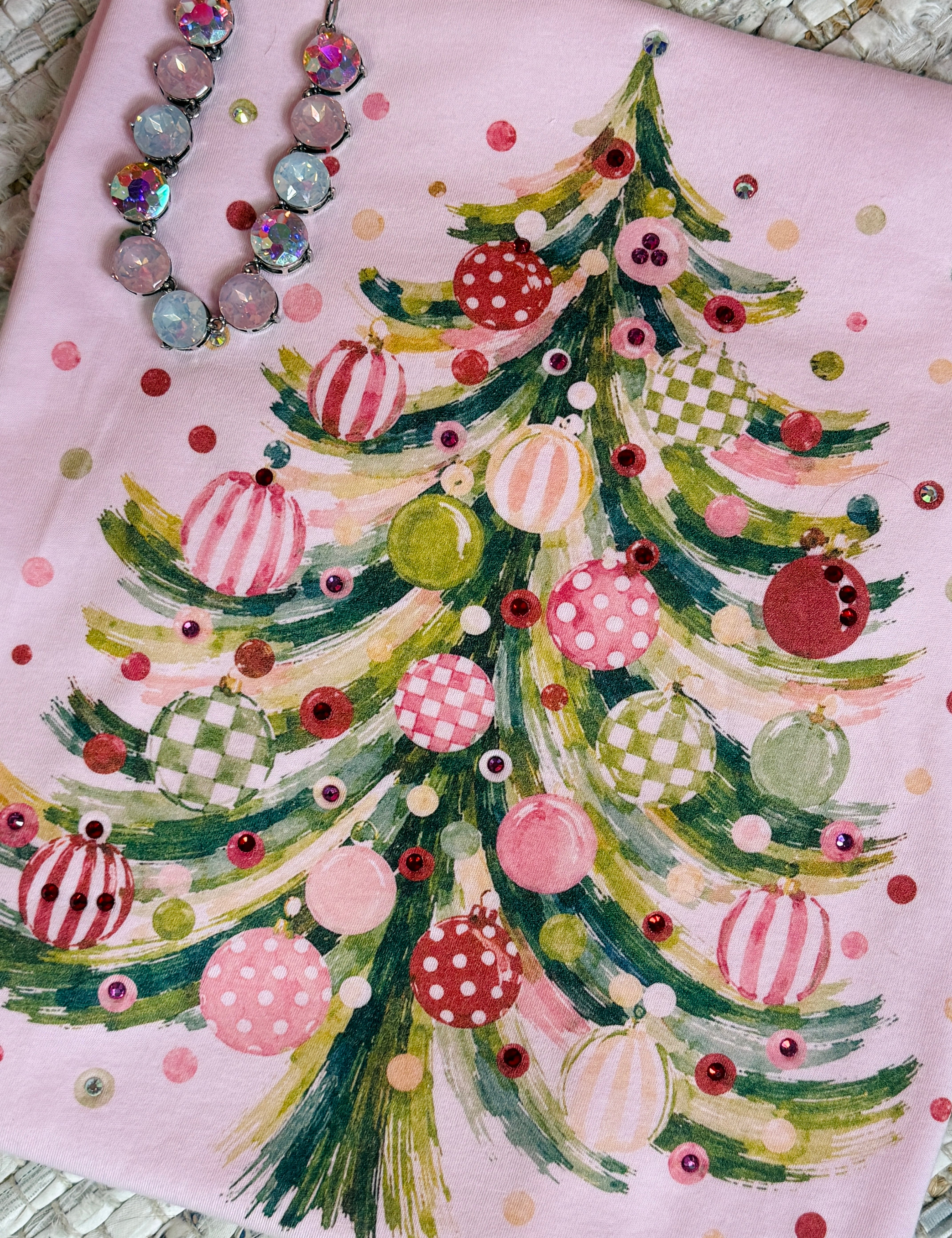 Confetti Christmas Boujee Tee