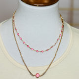 Fiona Crystal Necklace Set - 2 Styles