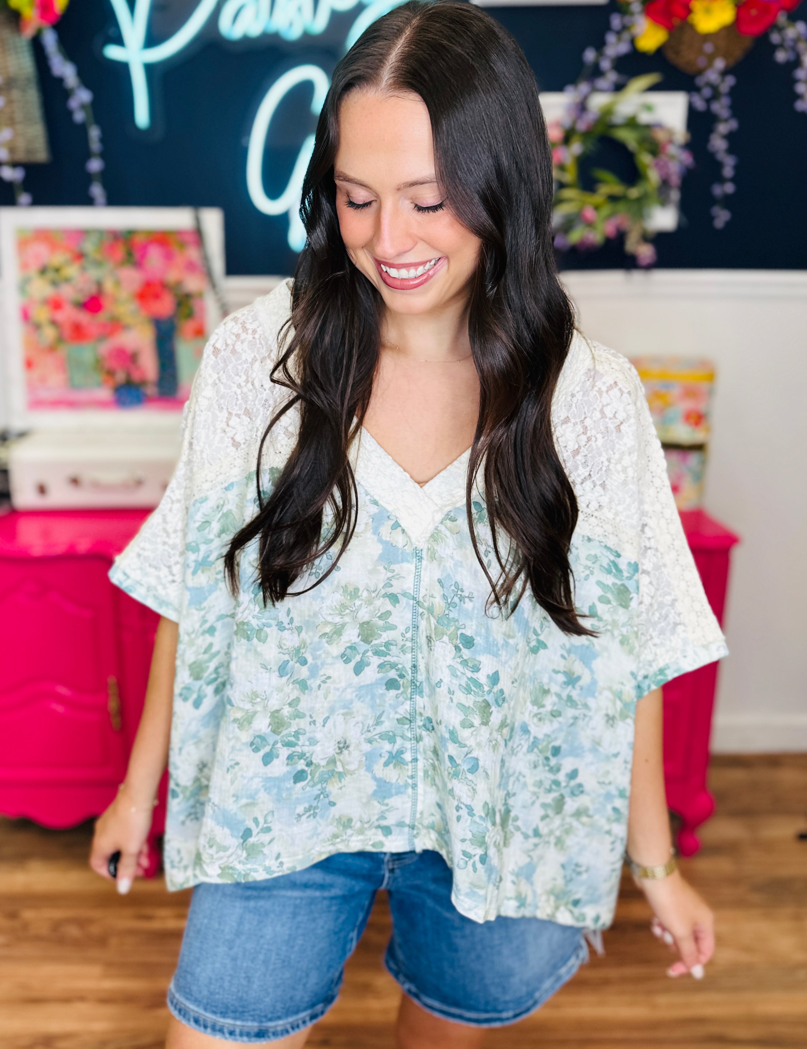 Vintage Seaside Top