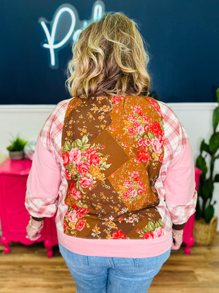 Mixed Media Sweatshirt