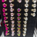 ATG Teardrop Crystal Ring #106 - Preorder