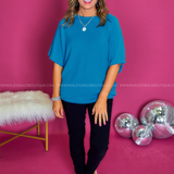 Bold Notions Top - Blue - FINAL SALE