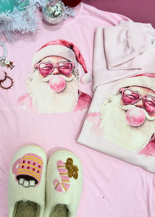 Bubblegum Santa - Tee or Sweatshirt