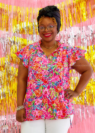 Strawberry Letters Top* FINAL SALE *