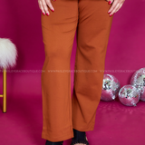 Chic Solid Straight Pants - Fall Colors - LAST ONES FINAL SALE