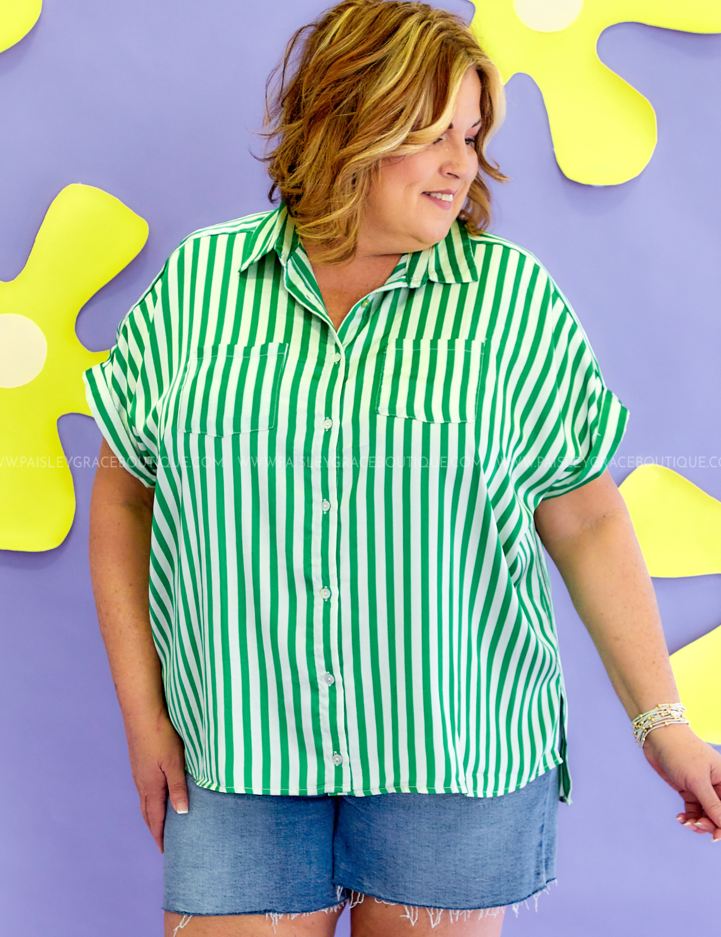 Life by The Lake Top - Green* LAST ONES FINAL SALE *