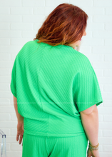 Load image into Gallery viewer, Natasha Textured Top - Green
