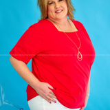 Perfectly Mine Top - Red* FINAL SALE *