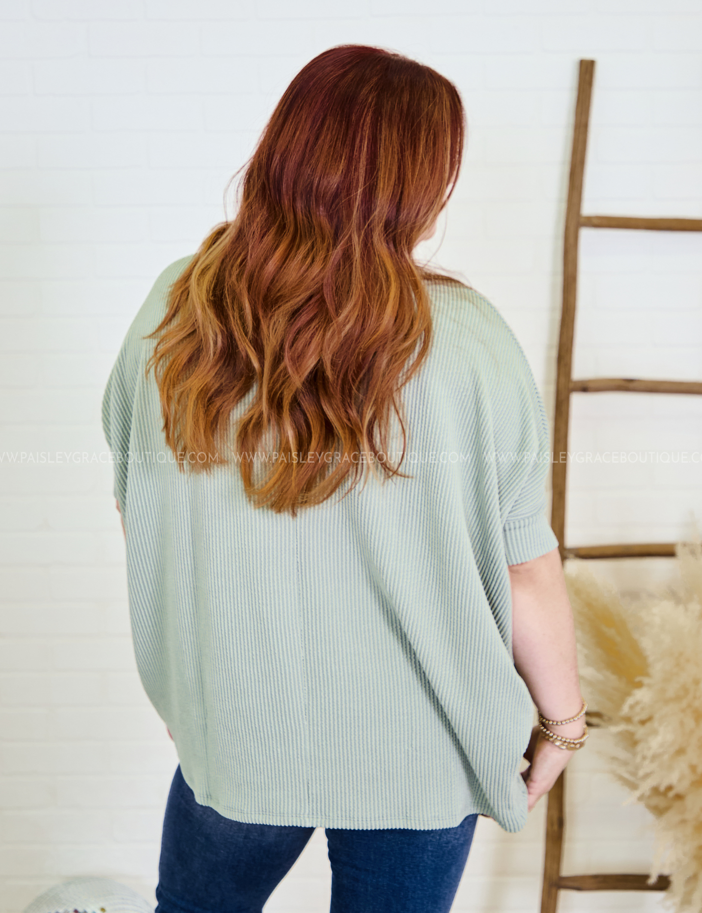 Lovely Luster Top - 2 Colors* FINAL SALE *