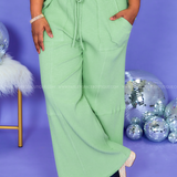 Before We Begin Pants - Sage - LAST ONES FINAL SALE