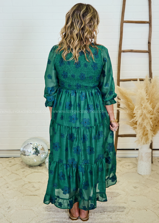 Dreams Take The Lead Dress - Dark Green