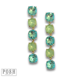 DEAL Square Rhinestone Drop Earring -  2 Styles