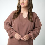 Falling For Fall Pullover - Brown
