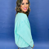 Cloud Gazing Corded Pullover - Seaglass* FINAL SALE *