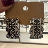 Floral Swoop Earrings - PREORDER
