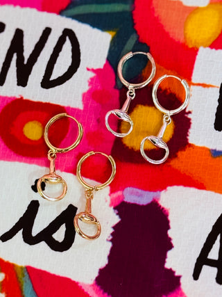 Alix Horse Bit Earrings - 2 Styles