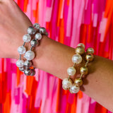 Hannah Pearl Stardust Beaded Bracelet - 2 Styles