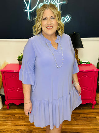 Dear Scarlett Lizzy Sunday Dress - Lush Lavender