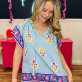 Bluebell Coast Top - FINAL SALE