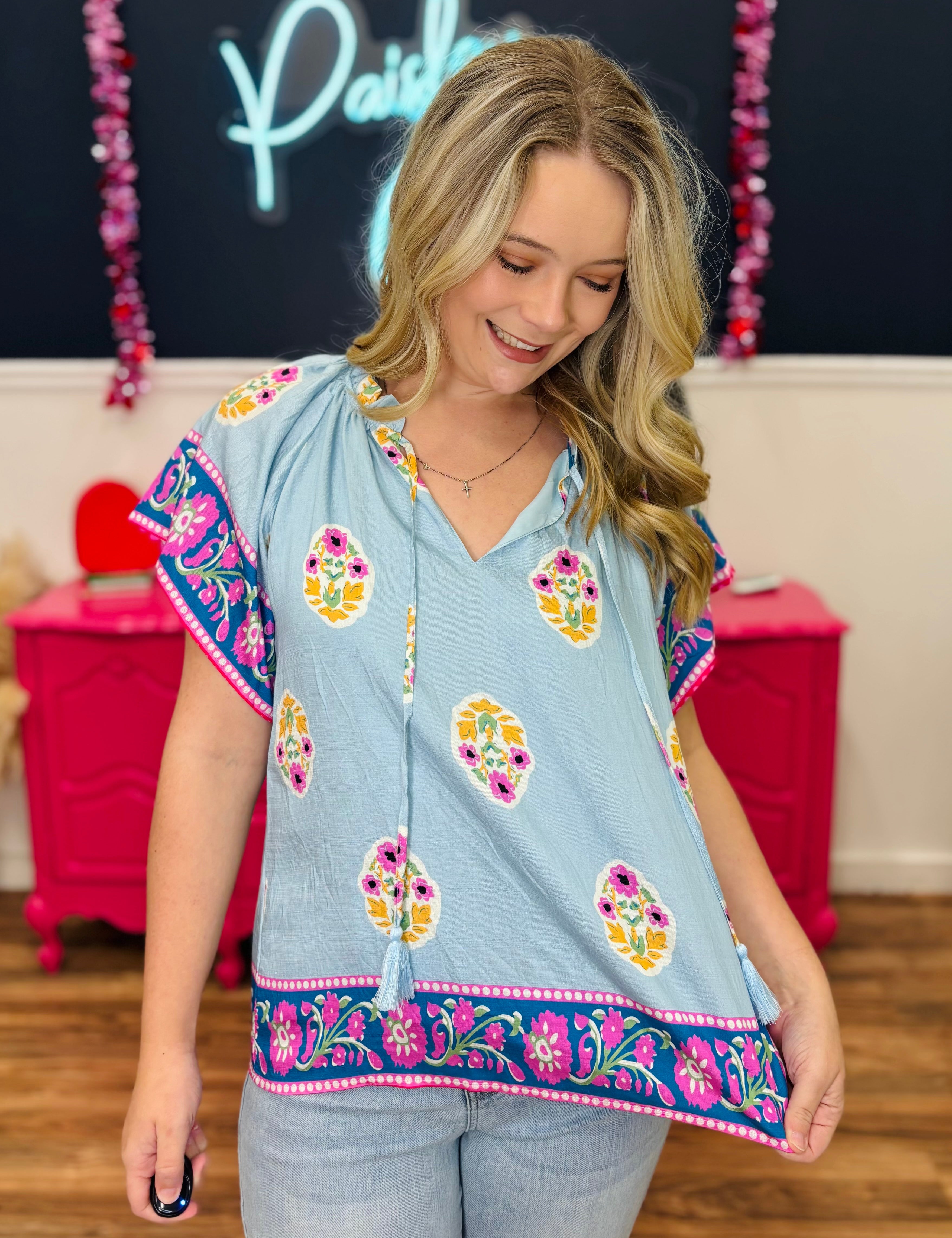 Bluebell Coast Top - FINAL SALE