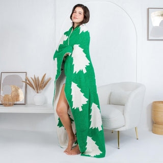 Ultra Plush Blanket - Christmas Trees